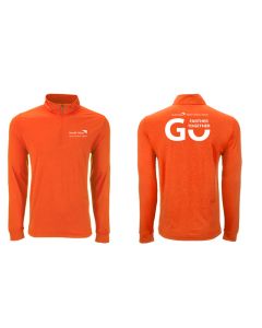 Unisex Orange Quarter Zip