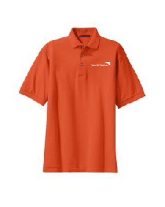 Mens Orange Polo